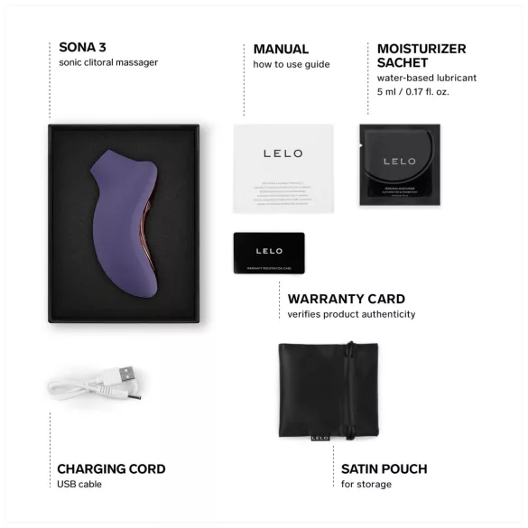 LELO - Stimulator clitoridian cu unde sonore - lila