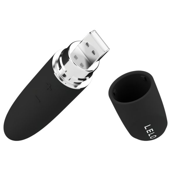 LELO Mia 3 - mini vibrator tip ruj - discret - negru