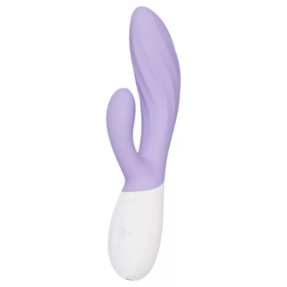LELO INA Twist - vibrator pentru punctul G, cu braț pentru stimularea clitorisului și control prin aplicație (mov)
