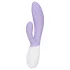 LELO INA Twist - vibrator pentru punctul G, cu braț pentru stimularea clitorisului și control prin aplicație (mov)