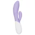 LELO INA Twist - vibrator pentru punctul G, cu braț pentru stimularea clitorisului și control prin aplicație (mov)