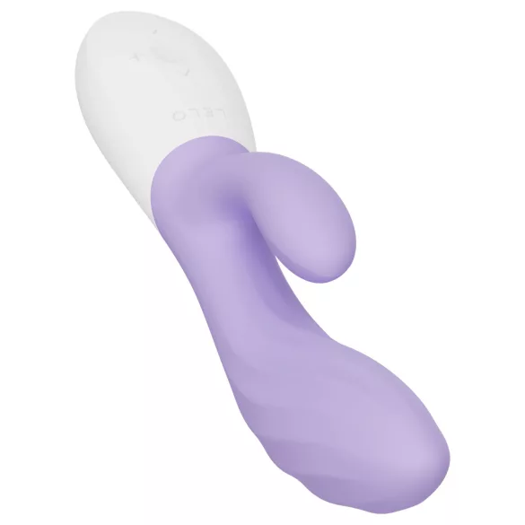 LELO INA Twist - vibrator pentru punctul G, cu braț pentru stimularea clitorisului și control prin aplicație (mov)