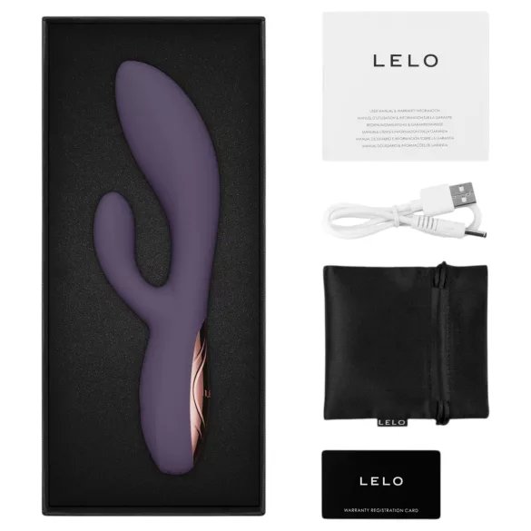LELO - INA Thrust vibrator tip iepuraș cu mișcare de împingere (mov)