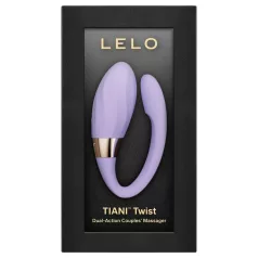   LELO Tiani Twist - Vibrator pentru cuplu controlat prin aplicație (mov)