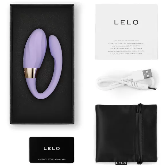LELO Tiani Twist - vibrator inteligent pentru cuplu (mov)