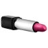 Blush Lipstick Rosé - vibrator rezistent la apă negru-roz