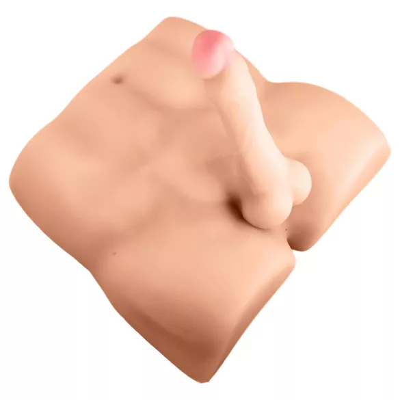 Blush X5 Rough Rider - torzo masculin realist - silicon natur