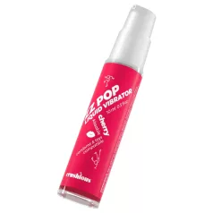   Crushious ZZ POP - vibrator lichid comestibil, cireșe (10 ml)