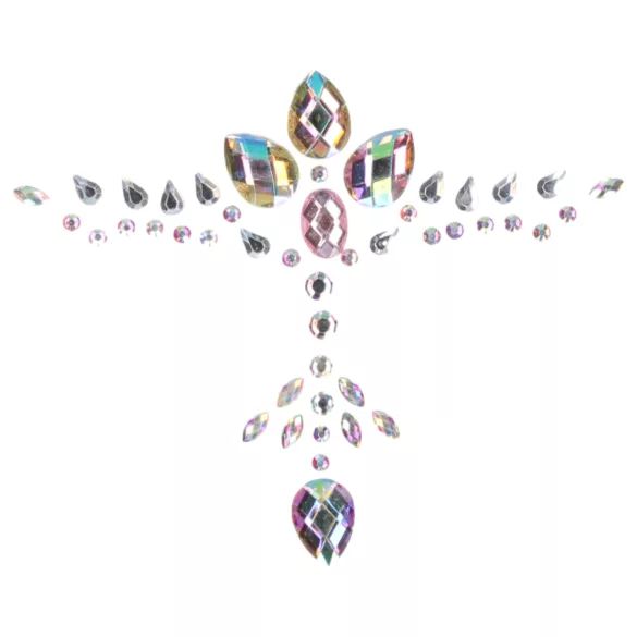 Le Désir - autocolant decorativ decolteu sclipitor - curcubeu