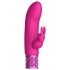 Royal Gems Dazzling - vibrator cu braț pentru clitoris reîncărcabil - roz