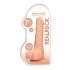 RealRock - dildou realist cu testicule - 17 cm - culoare naturală