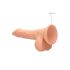 RealRock - dildou realist cu testicule - 17 cm - culoare naturală