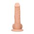 RealRock - dildo realist cu testicule - 20cm - culoare naturală