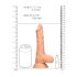 RealRock - dildo realist cu testicule - 20cm - culoare naturală
