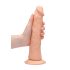 RealRock Dong 9 - dildo realist (23 cm) - culoare naturală