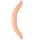 RealRock - dildo dublu realist - 36 cm - culoare naturală