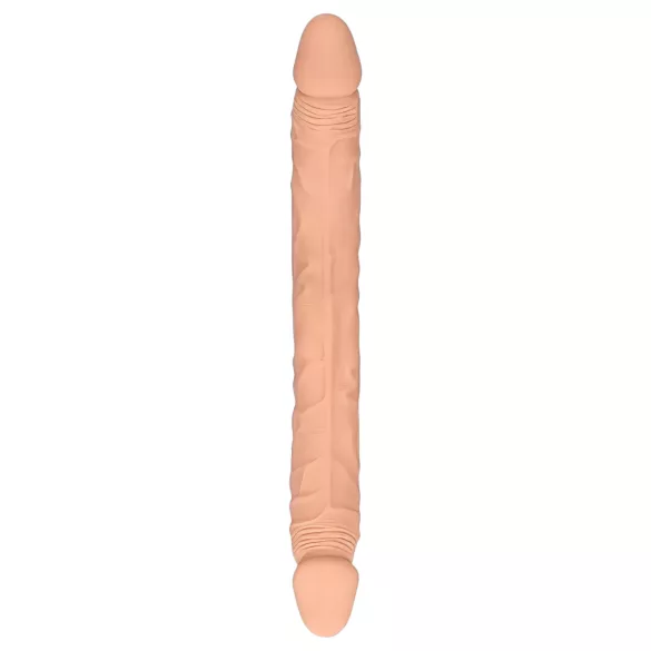 RealRock - dildo dublu realist - 36 cm - culoare naturală