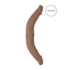 RealRock Double Dong 14 - dublu dildo (36cm) - natur închis