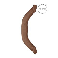   RealRock Double Dong 18 - dildou dublu (46cm) - culoare naturală închisă