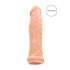 RealRock - mânecă pentru penis 17cm - culoare naturală