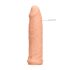 RealRock - mânecă pentru penis 17cm - culoare naturală