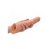 RealRock - Sleeve pentru penis - extensie 21cm - culoare naturală
