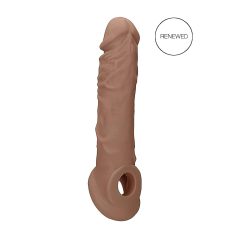   RealRock - mânecă pentru penis - 21 cm - culoare natur închis