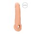 RealRock - mânecă pentru penis - 21,5 cm - culoare naturală