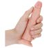 RealRock Slim - dildo realist - 15,5cm - culoare naturală