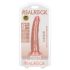 RealRock Slim - dildo realist - 15,5cm - culoare naturală