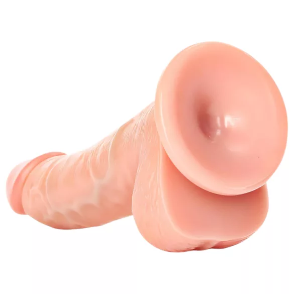 RealRock - dildo realist cu ventuză - 15,5 cm - culoare naturală