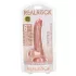 RealRock - dildo realist cu ventuză - 15,5 cm - culoare naturală