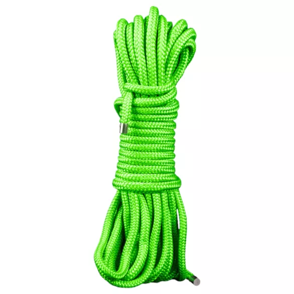 Aoleu! - funie de bondage fosforescentă (5 m, verde)