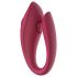 Raytech Rose - vibrator pereche, rezistent la apă și reîncărcabil (roșu)
