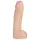 Doc Johnson - dildo realist cu testicule - Vac-U-Lock Hung 12 - culoare naturală