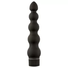   Doc Johnson - Black Magic 7 - vibrator anal rigid cu 5 bile (negru)