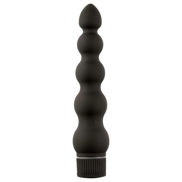 Black Magic 7 - vibrator anal cu 5 bile ferme - negru