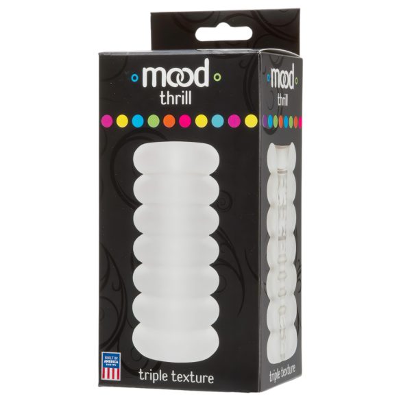 Doc Johnson Thrill - masturbator pentru bărbați - alb