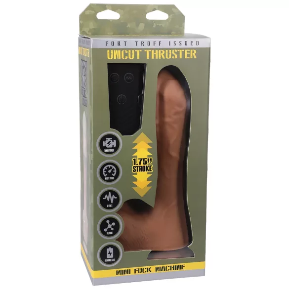 Doc Johnson - vibrator tip împingător cu telecomandă