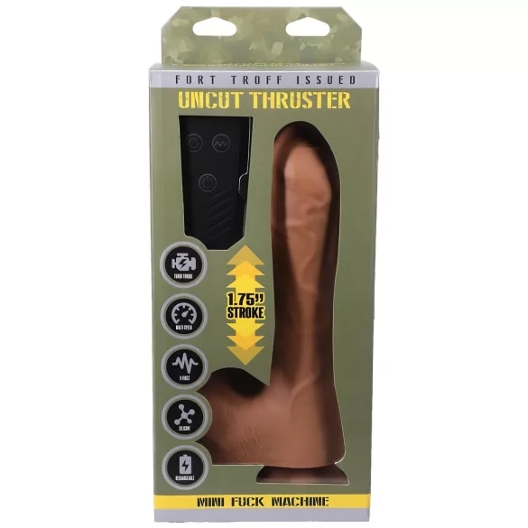 Doc Johnson - vibrator tip împingător cu telecomandă
