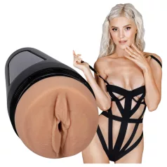   Doc Johnson Eva Elfie - masturbator vagin din Ultraskyn în husă (culoarea pielii)
