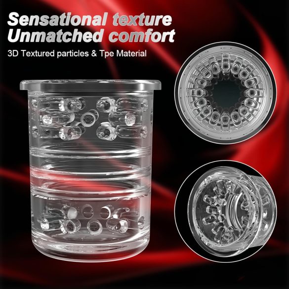 AlvUp - masturbator automat rotativ - negru