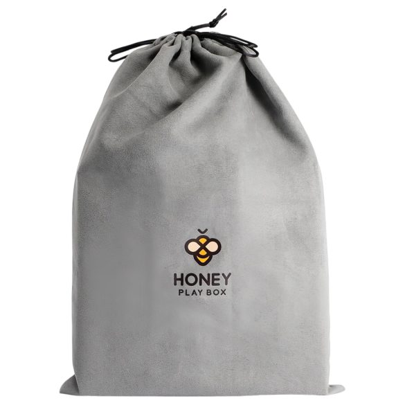 Honey Play Box Albus - masturbator pulsatil, strâns și vibrant - alb