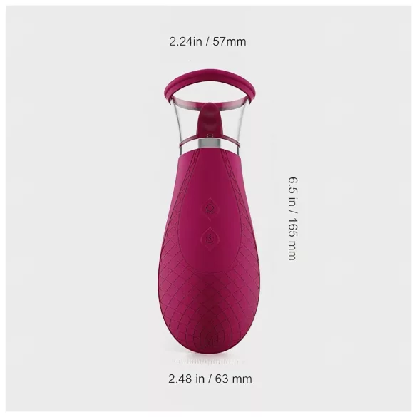 Honey Play Box Scioness - vibrator pentru clitoris cu sucțiune și lins - roz