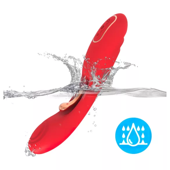 Bestoy - vibrator punctul G cu limbă - roșu