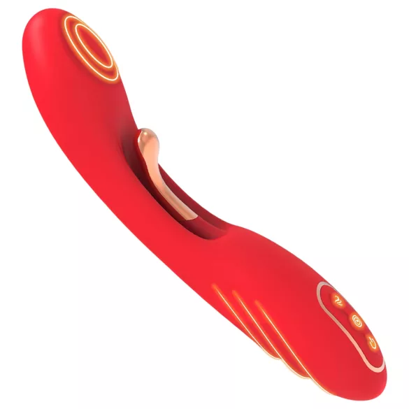 Bestoy - vibrator punctul G cu limbă - roșu