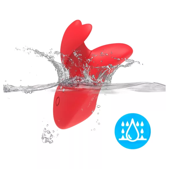 Bestoy - vibrator deget reutilizabil cu acumulator - roșu