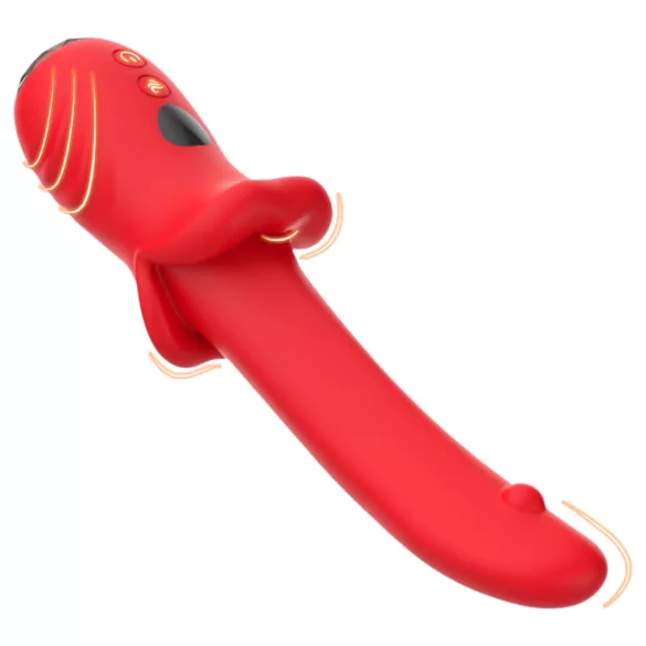 Bestoy - vibrator waterproof pentru punctul G - roșu