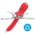 Bestoy - vibrator waterproof pentru punctul G - roșu
