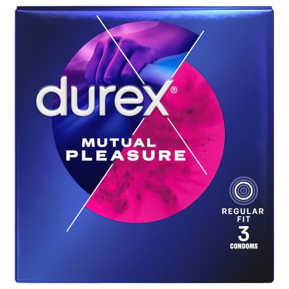 Durex Mutual Pleasure - prezervative cu efect de întârziere (3 bucăți)